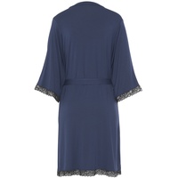 LASCANA Damen Kimono dunkelblau Gr.32/34