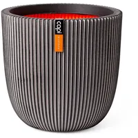 Capi Europe Capi Übertopf Kugel Groove NL elegant Anthrazit