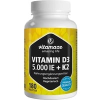Vitamaze Vitamin D3 K2 5000 I.E./100 μg hochdosiert