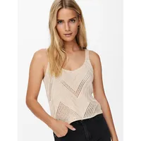 Only JDY Stricktop »JDYSUN TANK TOP KNT noos beige
