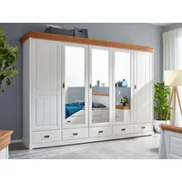 G+K Kleiderschrank Hombre 315 x 217 cm Holz Braun,