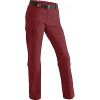 Maier Sports Damen Arolla Zip Hose (Größe S, rot)