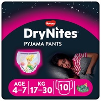 DryNites  Pyjama Unterhosen Mädchen 17-30 kg 3 x 10