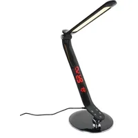 Trio LED Tischleuchte RL193, Schreibtischleuchte Büroleuchte Tischlampe, Dimmer Wecker