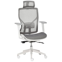 Vinsetto Drehstuhl Mesh Grau