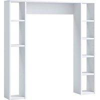 VCM Holz Wandregal Überbau WC Bad Regal Tinol M