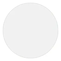 VidaXL Tischfolie Transparent Ø 90 cm 2 mm PVC