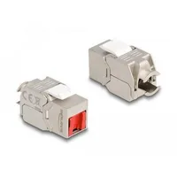 DeLock Keystone Modul RJ45 Buchse zu LSA Cat.6A werkzeugfrei