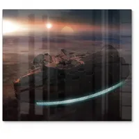Deqori Herdabdeckplatte Glas | einteilig 60x52 cm | Motiv