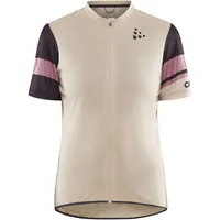 Craft Core Endur Logo Fahrradtrikot Damen 211992 ecru/slate XXL