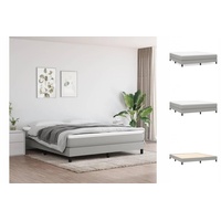 VidaXL Boxspringbett mit Matratze Hellgrau 180x200 cm Stoff1399705
