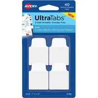 Avery Zweckform UltraTabs Mini Haftmarker weiß 40 Blatt