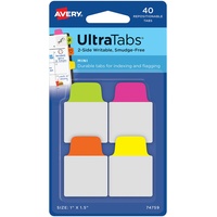 Avery Zweckform Haftstreifen UltraTabs Neon 25,4 x 38 cm