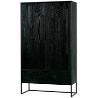 Woood Schrank Silas aus Eschenholz, Schwarz