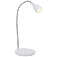 Brilliant Lampe Anthony LED Tischleuchte eisen/weiß 1x 2.4W LED