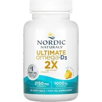 Nordic Naturals Ultimate Omega 2X Vitamin D3 1000 Iu