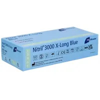 Meditrade Nitril 3000 X-Long Blue UH unsteril Gr.L 100