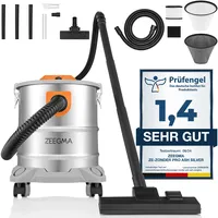 Zeegma ZONDER PRO ASH Trockensauger für Asche und Schutt,