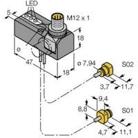 Turck Sensor NI2-K08Q- #1650124