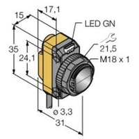 Turck Opto-Sensor QS186LE 3070252 1St.