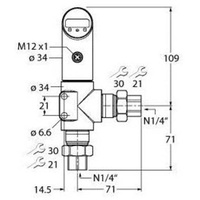 Turck Differenzdrucksensor PS001D-50 #6834140