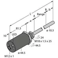 Turck Linearwegsensor LTX550M-F10-LI0-X3-H1151