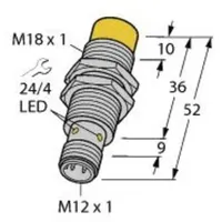 Turck Sensor induktiv Ni14-M18-AN6X-H1141