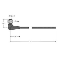 Turck Anschlussleitung WKH4.4-2/TFE