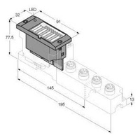 Turck BL67-8DI-PD