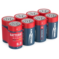Ansmann Batterien Mono D LR20 1,5V 8 Stück