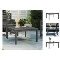 VidaXL Gartentisch Grau 82,5x82,5x45 cm Massivholz Kiefer