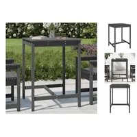 VidaXL Gartentisch 82,5 x 82,5 x 110 cm Grau