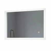 Sonni Badspiegel mit Beleuchtung 50x70 cm 3 einstellbare Lichtfarben,