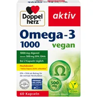 Doppelherz Omega-3 1000 vegan - Hochdosierte Omega-3-Fettsäuren EPA &