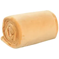 VidaXL Decke Gelb 200x240 cm Polyester