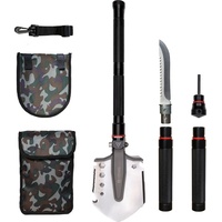 Dönges Multifunktionaler Klappspaten All-in-One, in Camouflage Tasche