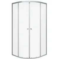 Marwell Chrystal Round 90x90 cm – Dusche mit Aluminiumprofilen