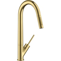 Hansgrohe Axor Starck Einhebelmischer 270 mit Ausziehbrause Brushed Brass