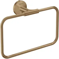Hansgrohe Handtuchring Axor Uni. Circular 250x216mm, schw, Wandmont., brush.