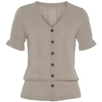 VIVANCE Kurzarmshirt Damen sand Gr.32/34