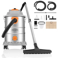 Zeegma ZONDER PRO Multi Nass Trockensauger, Industriestaubsauger 1600W für