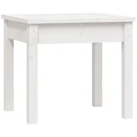 VidaXL Gartenbank Weiß 50x44x45 cm Massivholz Kiefer
