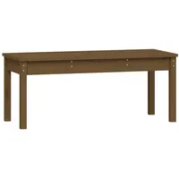 VidaXL Gartenbank Honigbraun 109x44x45 cm Massivholz Kiefer