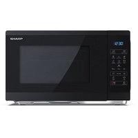 Sharp YC-MS252AE-B, Mikrowelle, schwarz