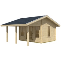 SKANHOLZ Skan Holz Blockbohlenhaus Luzern 380 x 300 cm