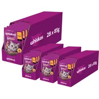Whiskas Nassfutter für Katzen mit Lamm und Pute in