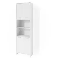 Vicco Maris Hochschrank 56,1 x 190 cm Weiß Holz
