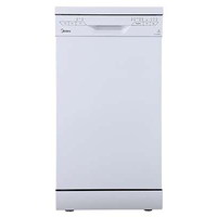 Midea SF 3.45NW PRO Geschirrspüler 45 cm Freistehend und