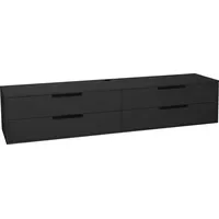 Mäusbacher Bonnie Lowboard 216x47x45 cm Anthrazit matt/Metall/Holzwerkstoff