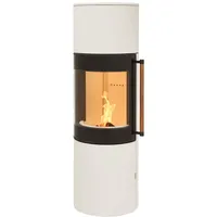H&M Germany H&M Kaminofen MONO 3.0 L Stahl-creme weiß